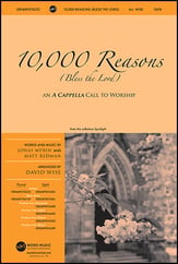 10,000 Reasons SATB choral sheet music cover